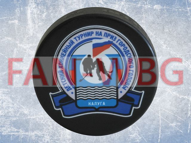 Шайба хоккейная с логотипом